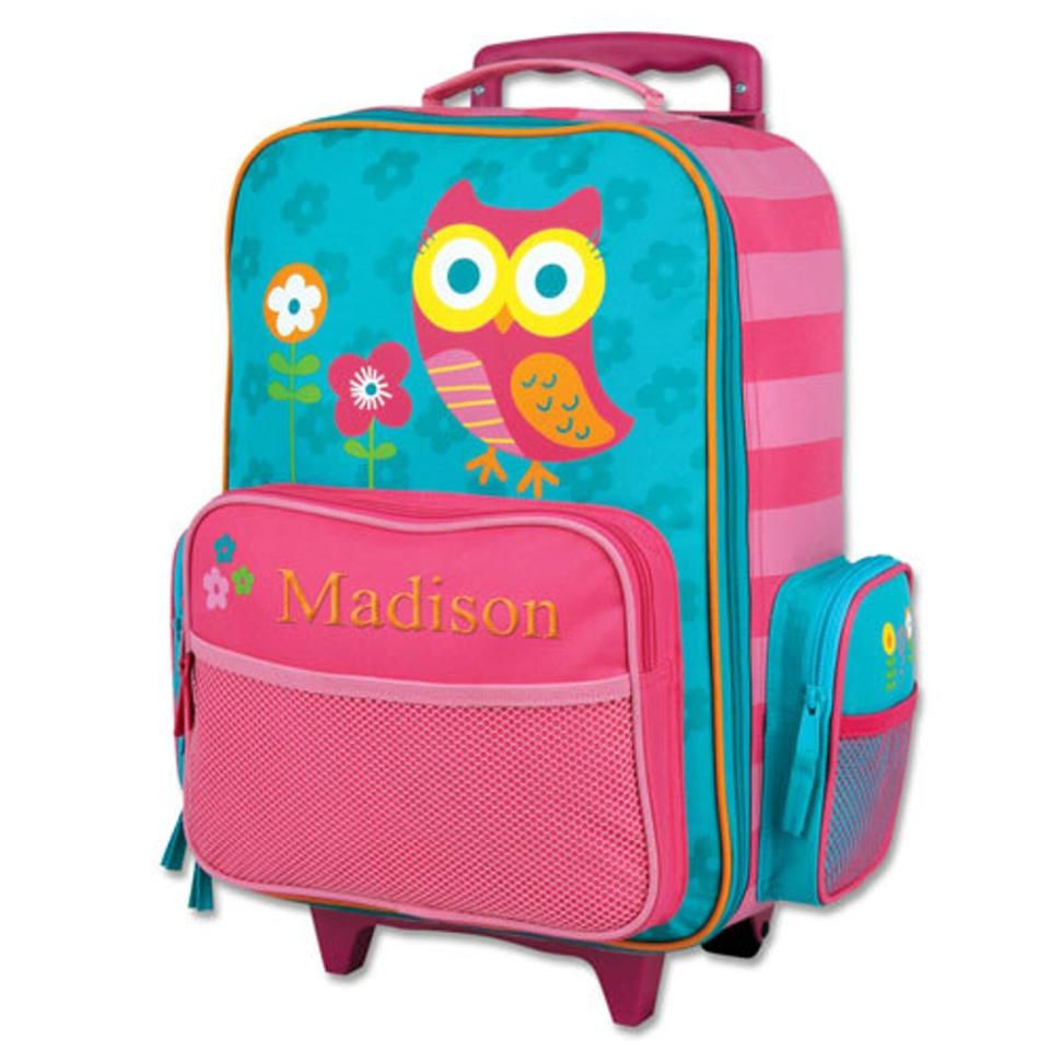 Find this <a href="https://fave.co/2X1I38E" target="_blank" rel="noopener noreferrer">embroidered owl rolling luggage backpack</a> for $50 on <a href="https://fave.co/2X1I38E" target="_blank" rel="noopener noreferrer">Etsy</a>.