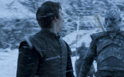 Bran Stark encounters the Night King