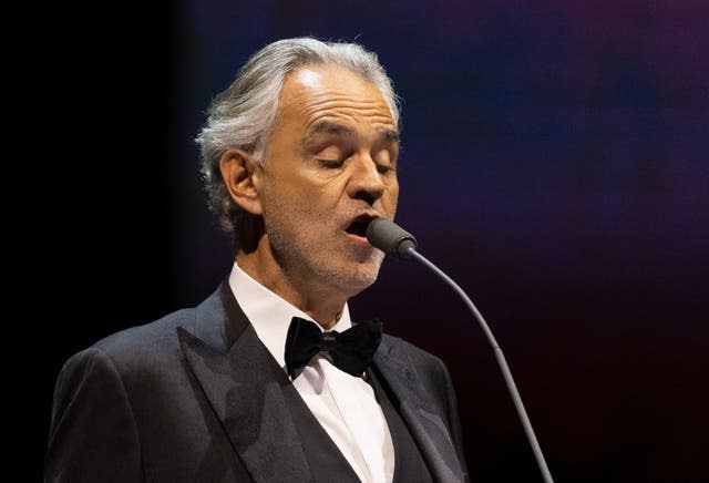 Andrea Bocelli at the O2 Arena