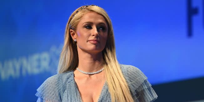 paris hilton says she was 