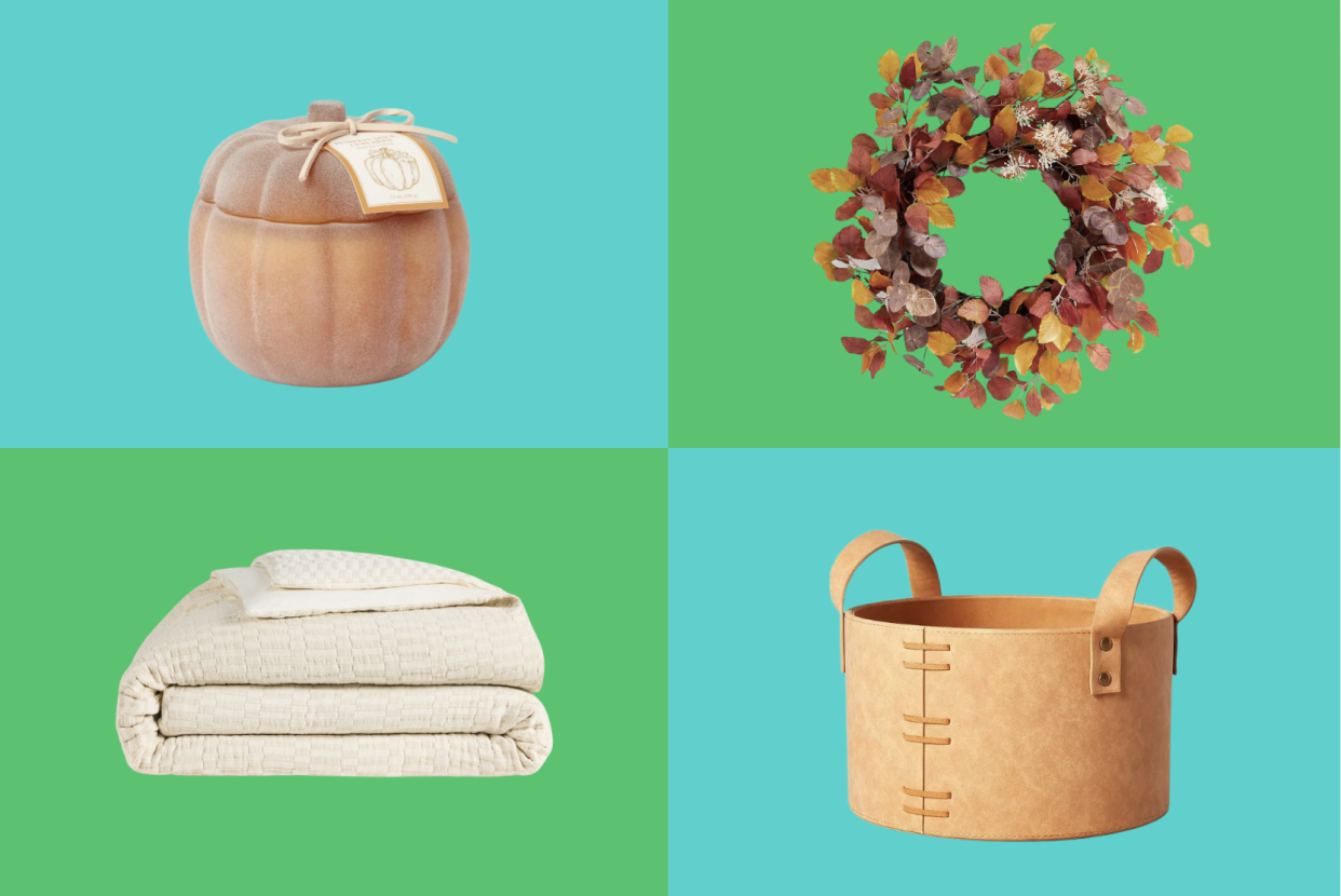 Peep my favorite cozy home finds for fall! (Target, Crate & Barrel, Brooklinen)