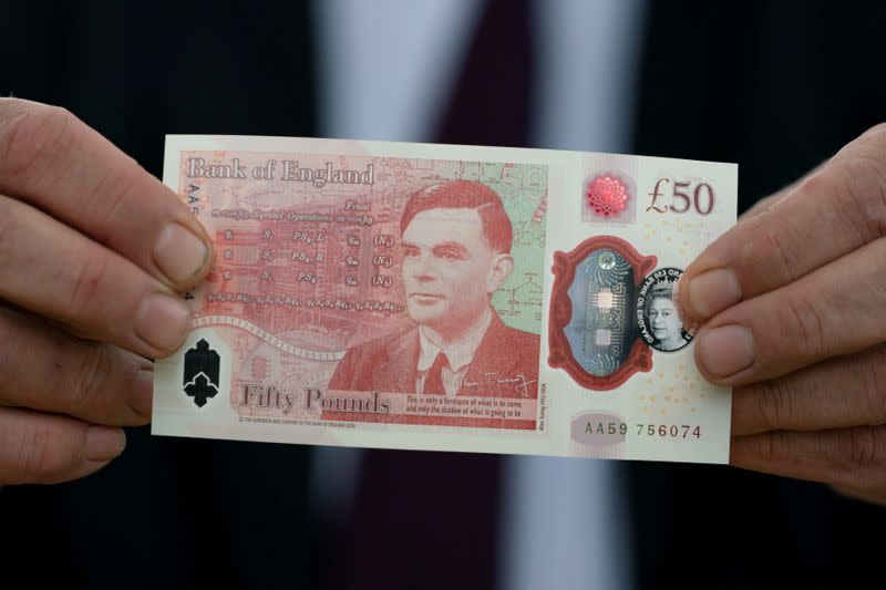 Bank of England reveals new £50 note featuring Alan Turing