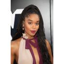 Laurel Harrier wore box braids to the L.A. premiere of <em>BlacKkKlansman</em> for a special reason, according to her hairstylist <a href="https://www.instagram.com/p/BmPtgzNAQEr/?taken-by=lacyredway" rel="nofollow noopener" target="_blank" data-ylk="slk:Lacy Redway;elm:context_link;itc:0;sec:content-canvas" class="link ">Lacy Redway</a>. "Most of us remember iconic moments from the '90s of seeing Janet Jackson with box braids in <em>Poetic Justice</em> or Brandy in <em>Moesha</em>," she captioned an image of Harrier's look. "But how many of you guys know that braids can be traced back more than 5,000 years ago to about 3500 B.C. ?" In her post, Redway lays out a brief history of braids before mentioning that Harrier chose the look to "celebrate the history and culture of box braids." Harrier's braids, which boast slightly wavy, loose ends, were styled into a half-up, half-down look, complete with subtle, slicked-down <a href="https://www.allure.com/gallery/how-to-style-baby-hair-tips?mbid=synd_yahoo_rss" rel="nofollow noopener" target="_blank" data-ylk="slk:baby hairs;elm:context_link;itc:0;sec:content-canvas" class="link ">baby hairs</a>.