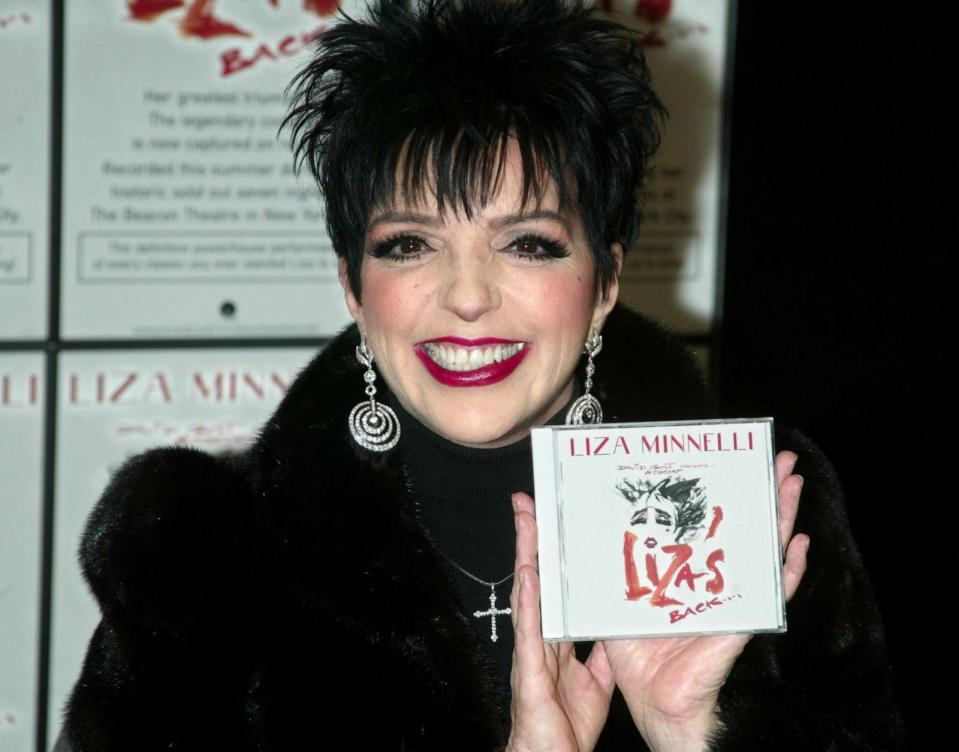 PHOTO: Liza Minnelli promotes her new CD at Tower Records in New York City. (Jim Spellman/WireImage/Getty Images, FILE)