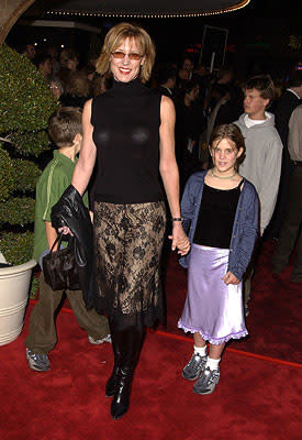 Christine Lahti and family at the Westwood premiere of Warner Brothers' Harry Potter and The Sorcerer's Stone
