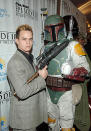  Premiere: <a href="/movie/contributor/1808398799" data-ylk="slk:Daniel Logan;elm:context_link;itc:0;sec:content-canvas" class="link ">Daniel Logan</a> and Boba Fett at the NY premiere of 20th Century Fox's <a href="/movie/1808406061/info" data-ylk="slk:Star Wars: Episode III - Revenge of the Sith;elm:context_link;itc:0;sec:content-canvas" class="link ">Star Wars: Episode III - Revenge of the Sith</a> - 5/12/2005<br>Photo: <a href="http://www.wireimage.com" rel="nofollow noopener" target="_blank" data-ylk="slk:Dimitrios Kambouris, Wireimage.com;elm:context_link;itc:0;sec:content-canvas" class="link ">Dimitrios Kambouris, Wireimage.com</a>