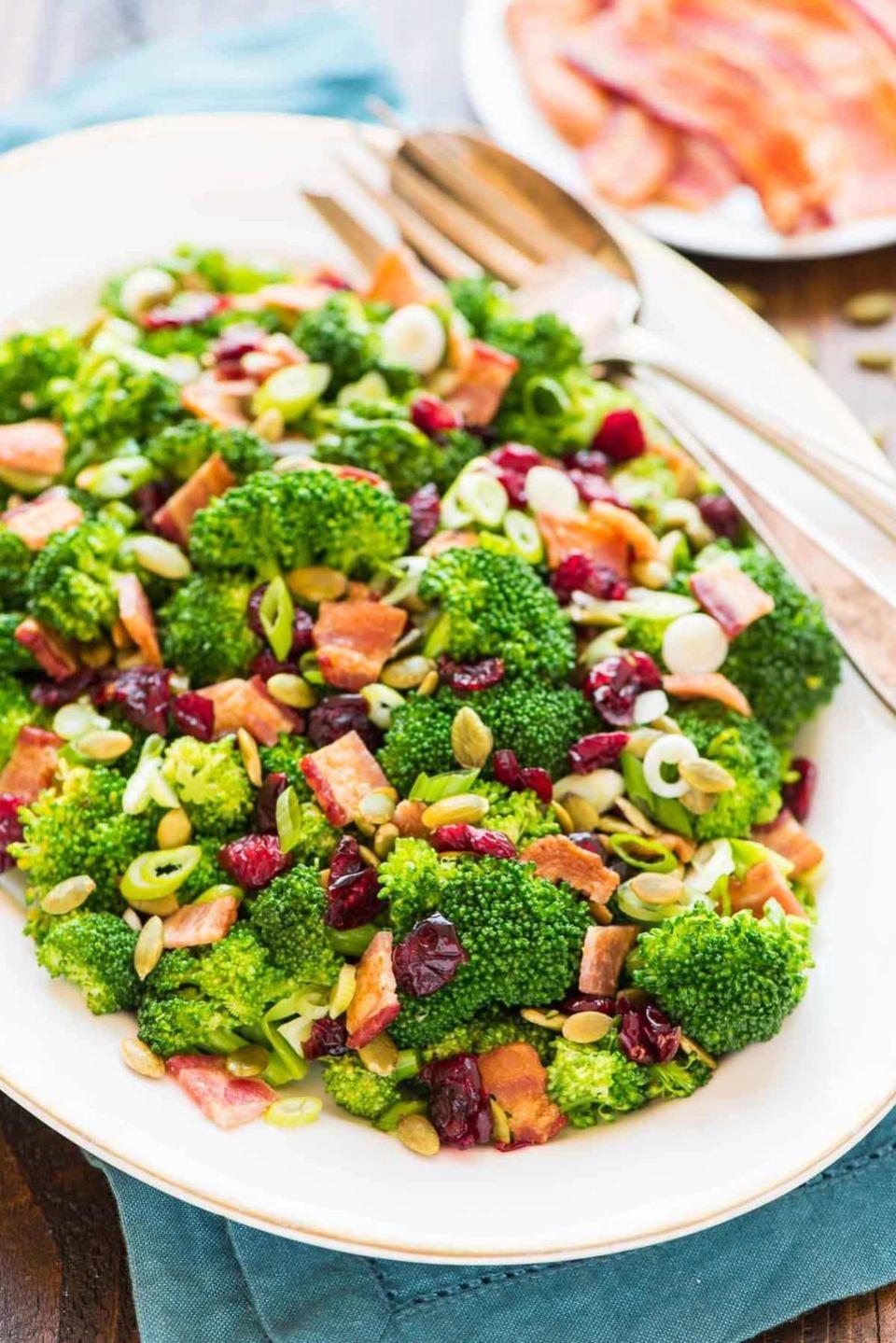 14) Broccoli Cranberry Salad