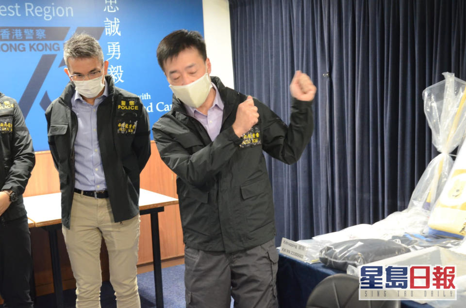 西九龍總區刑事部署理高級警司鍾雅倫說綁匪毆打受害人。
