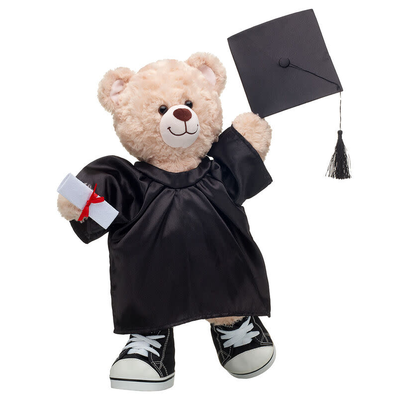 <p><a href="https://go.redirectingat.com?id=74968X1596630&url=https%3A%2F%2Fwww.buildabear.com%2Fhappy-hugs-teddy-bear-black-graduation-gown-gift-set%2F25567_20529_21512.html%3Fcgid%3Dgifting-occasions-graduation&sref=https%3A%2F%2Fwww.thepioneerwoman.com%2Fholidays-celebrations%2Fgifts%2Fg43478530%2Fkindergarten-graduation-gifts%2F" rel="nofollow noopener" target="_blank" data-ylk="slk:Shop Now;elm:context_link;itc:0;sec:content-canvas" class="link rapid-noclick-resp">Shop Now</a></p><p>Happy Hugs Teddy Bear Black Graduation Gown Gift Set</p><p>buildabear.com</p><p>$44.00</p><span class="copyright">Build-A-Bear Workshop</span>