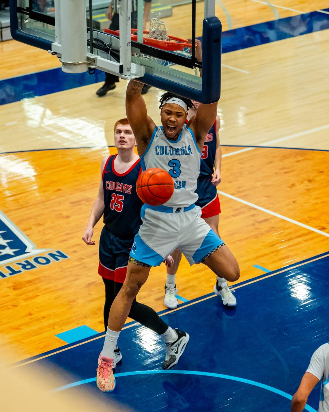 Thanks in part to some remarkable Tri-Cities supporters, Columbia Basin College’s LaTrell Barker now has a chance to shine at the top level of college basketball. Tommy Wolf photo courtesy of CBC