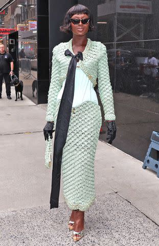 <p>Jason Howard/Bauer-Griffin/GC Images</p> Jodie Turner-Smith in fall/winter 2024 Wiederhorft