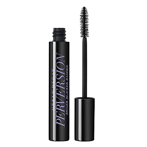 Urban Decay Perversion Volumizing Mascara - Lengthening + Lifting Eye Makeup - for Bold, Buildable, False-Lash Look - with Proteins & Amino Acids to Support Eyelash Growth – Intense Black