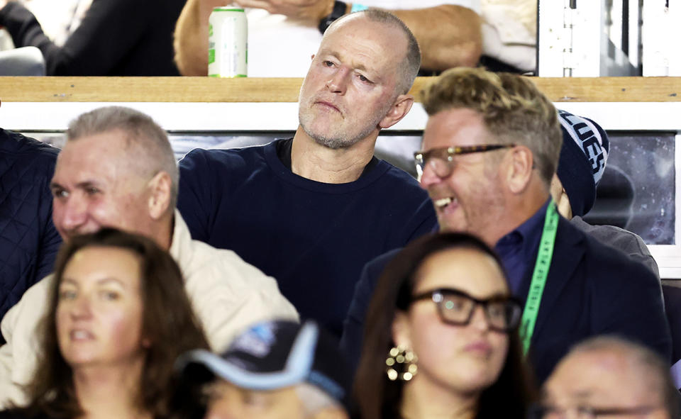 Michael Maguire during the Cronulla and Penrith game.