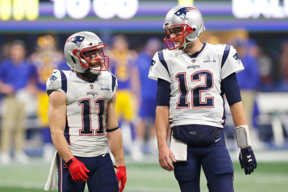 Tom Brady and Julian Edelman