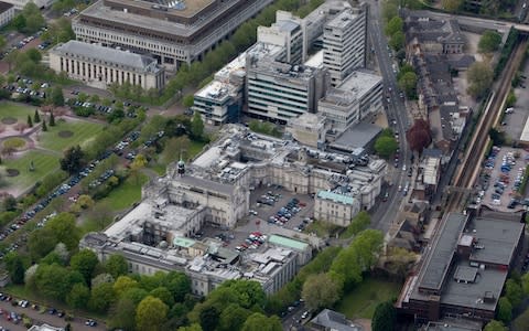 An aerial view of Cardiff University - Credit: James Davies&nbsp;/Alamy Stock Photo