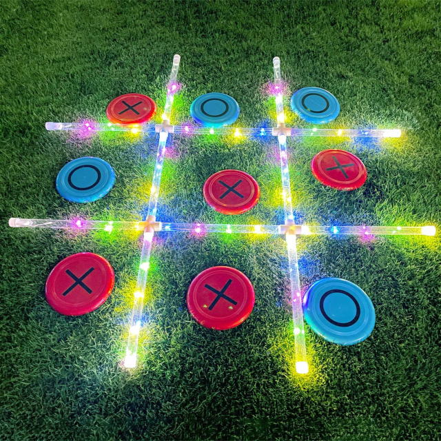 2D Shapes Tic Tac Toe, Glow Day Games for Shapes