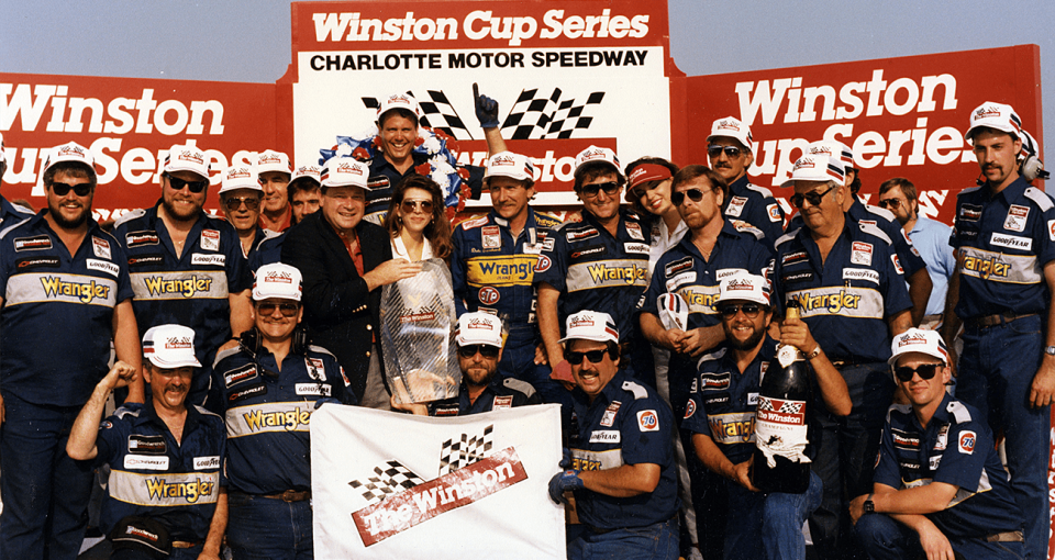 View of Dale Earnhardt in Victory Lane