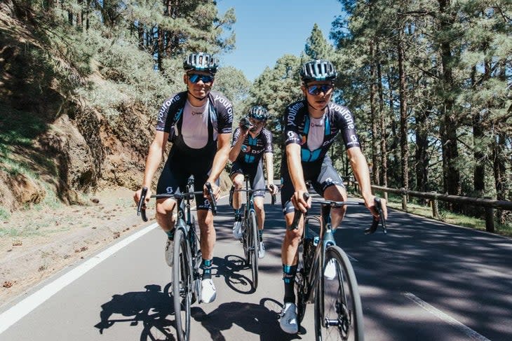 <span class="article__caption">Team DSM sends its riders to Teide for month-long stretches.</span> (Photo: Team DSM/Special to Velo)
