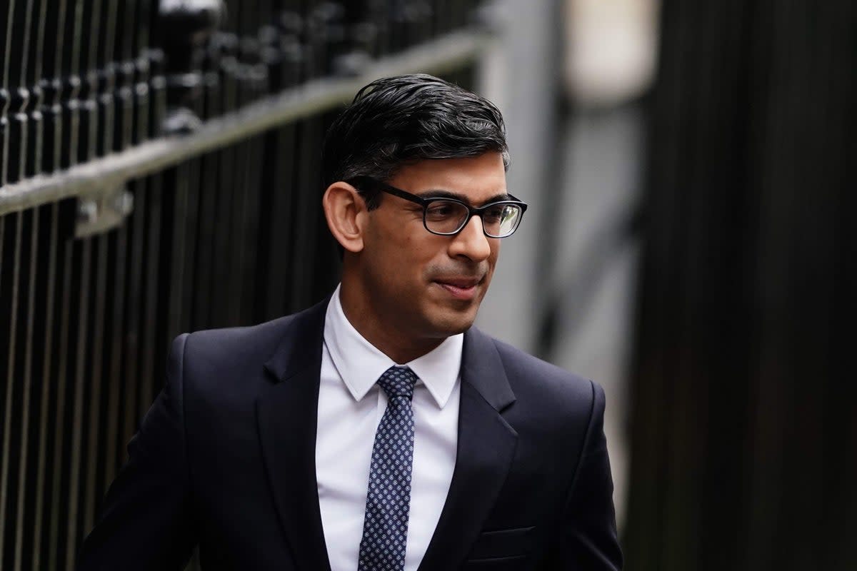 Prime Minister Rishi Sunak who is set to win Commons backing for new deal on Northern Ireland trading ties  (PA Wire)