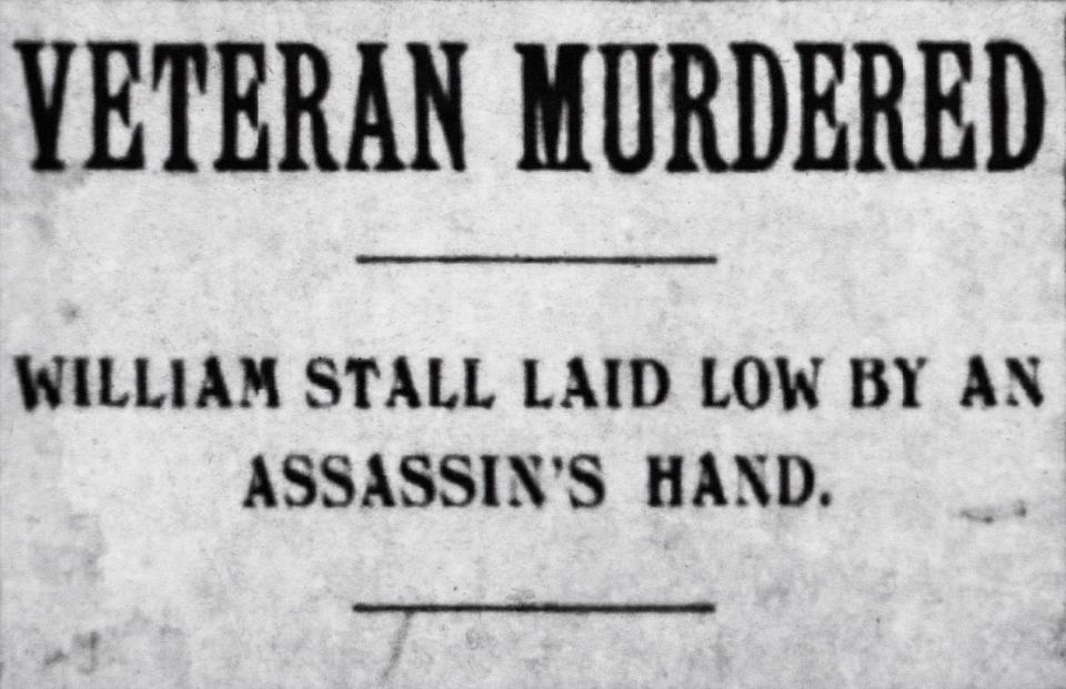 Muncie Evening Times headline from September 5, 1898.