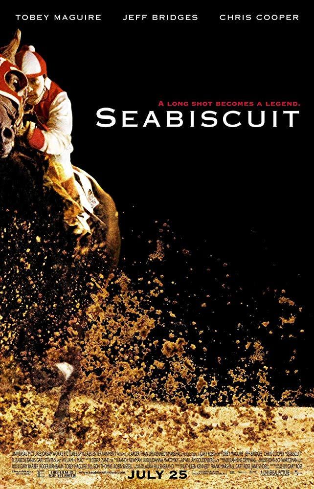 <p><a class="link " href="https://www.amazon.com/Seabiscuit-Tobey-Maguire/dp/B00NM7MT6G/ref=tmm_aiv_swatch_0?_encoding=UTF8&tag=syn-yahoo-20&ascsubtag=%5Bartid%7C10063.g.35716832%5Bsrc%7Cyahoo-us" rel="nofollow noopener" target="_blank" data-ylk="slk:Watch Now;elm:context_link;itc:0;sec:content-canvas">Watch Now</a></p><p>A wealthy racehorse owner, a boxer-turned-jockey, and a dedicated trainer work together to turn a long-shot horse into victory in Depression-era America in this adaptation of one of the most successful thoroughbreds in American history. </p>