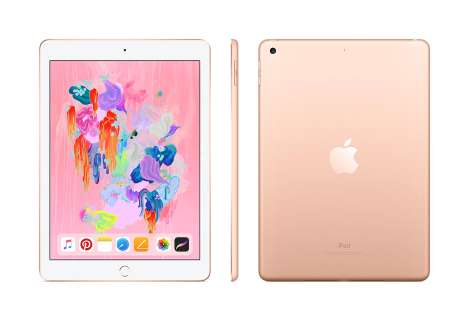 Apple iPad (5th Generation) 128GB Wi-Fi Gold. (Photo: Walmart)