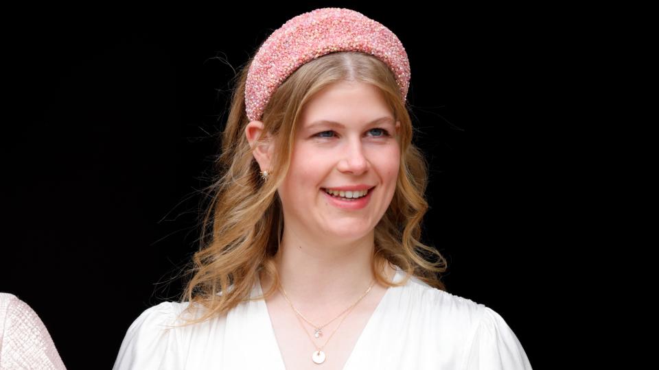 Lady Louise Windsor attends a National Service of Thanksgiving to celebrate the Platinum Jubilee of Queen Elizabeth II