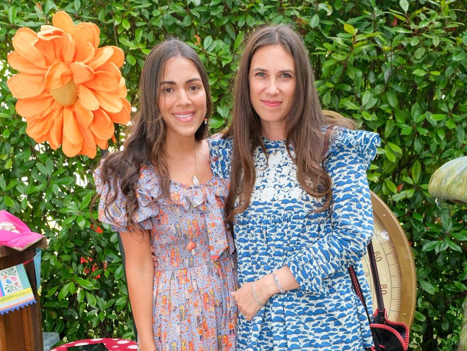 Dana Alikhani and Tatiana Santo Domingo in June 2022