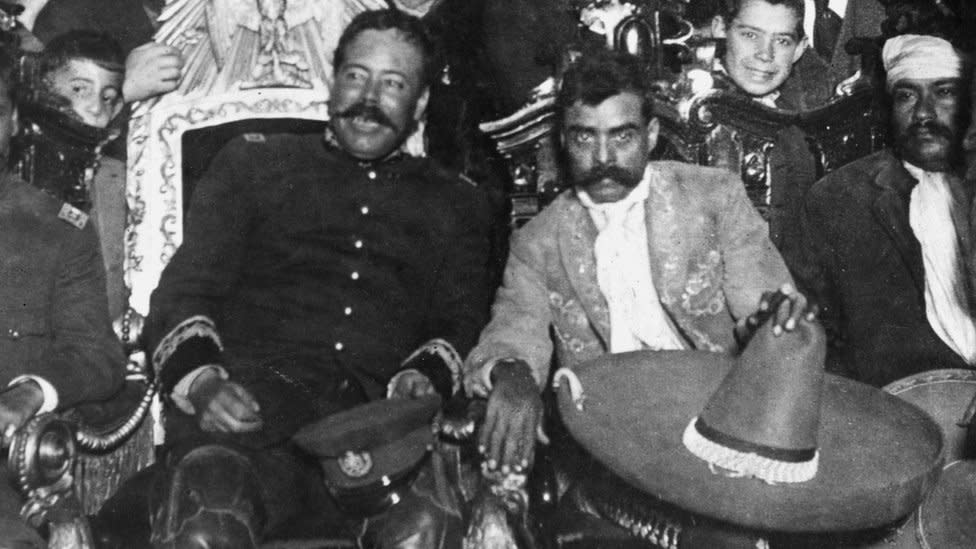 Pancho Villa y Emiliano Zapata