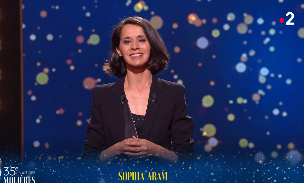 Sophia Aram à la 35e Nuit des Molières le 6 mai 2024.