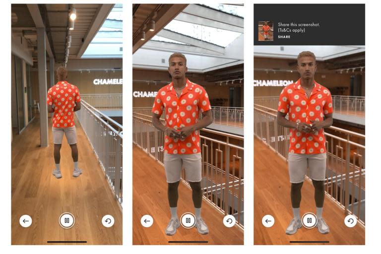 When shopping for clothes online, we all want maximum visuals before we decide to splurge.Videos of models wearing product is helpful, but today ASOS has announced it's taking it one step further with the launch of an augmented reality experience within its shopping app.The ‘Virtual Catwalk’ will be available to anyone using the ASOS app on an iOS 11.3 device (and above) globally to see 100 new-in ASOS Design products.Just point your smartphone camera at any suitable flat surface and click the ‘AR’ button on the product page, and you’ll be able to see a model, through your phone, as though they’re walking along the surface in front of you.The technology has been developed in partnership with London-based augmented reality firm HoloMe.“By allowing the consumer to bring mobile shopping into their own physical space, we can create a more intimate buying experience,” said Janosch Amstutz, CEO at HoloMe in a statement. “We are excited to see how our technology can be used as a new way to communicate to the customer.”The test is part of ASOS’ ongoing experimentation with new technology. In recent months, ASOS has launched an Action on Google Assistant, allowing customers to shop with just their voice, and has introduced an AI-driven Fit Assistant to help customers get the right size, first time. The online retailer is also trialling other AR features, including a tool which allows customers to view products on different size models, so customers can get a better sense of how something might fit their body shape.Will the Virtual Catwalk help us add to bag? Who knows, but summoning a three-dimensional model to walk along your coffee table could be quite fun.