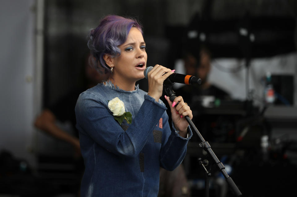 Lily Allen has opened up about the ‘traumatic’ stillbirth of her son, George, in 2010. Photo: Getty Images