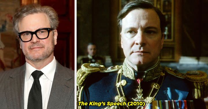 Colin Firth developed headaches, a pinched nerve in his arm, and a stutter of his own after portraying George VI in The King's Speech.