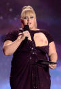 Rebel Wilson suffers a 'wardrobe malfunction' revealing her terrible secret.... A third nipple!