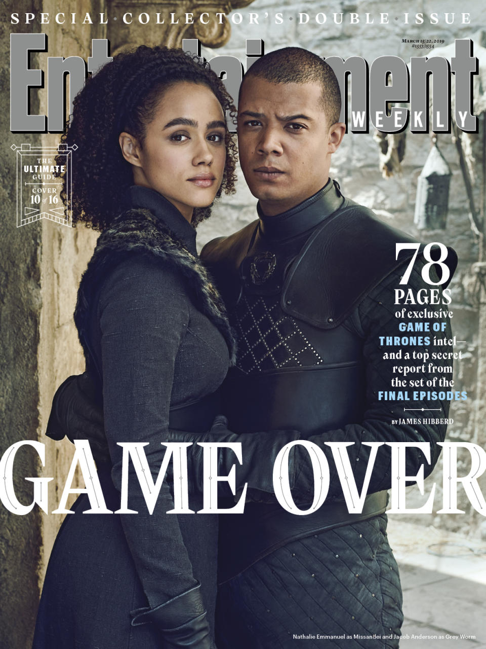 Missandei and Grey Worm (Photo: Marc Hom for EW)