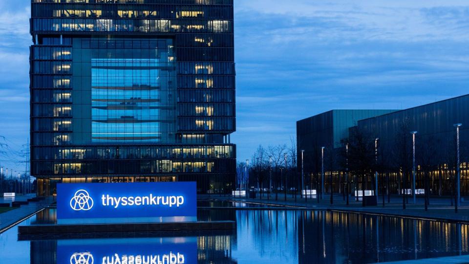 Die Konzernzentrale von Thyssenkrupp in Essen.