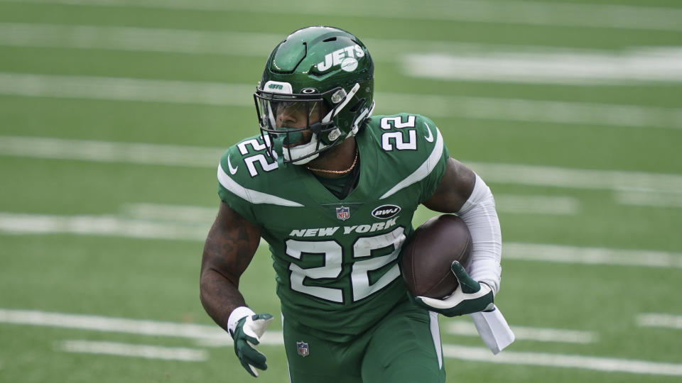 New York Jets' La'Mical Perine 