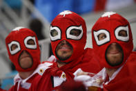 <p>Canadian fans watch during the first period of the Women’s Gold Medal Hockey Game (United States and Canada) at the PyeongChang 2018 Winter Olympics in South Korea, Feb. 22, 2018.<br>(AP Photo/Jae C. Hong) </p>