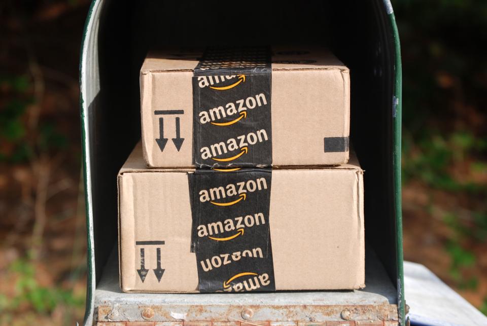 Amazon Prime Day 2022 officially kicks off in Canada today. Image of an Amazon packages. Amazon is an online company and is the largest retailer in the world.