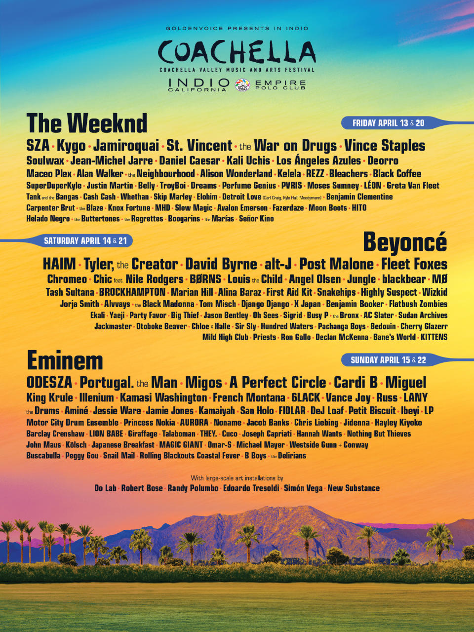 2) Coachella