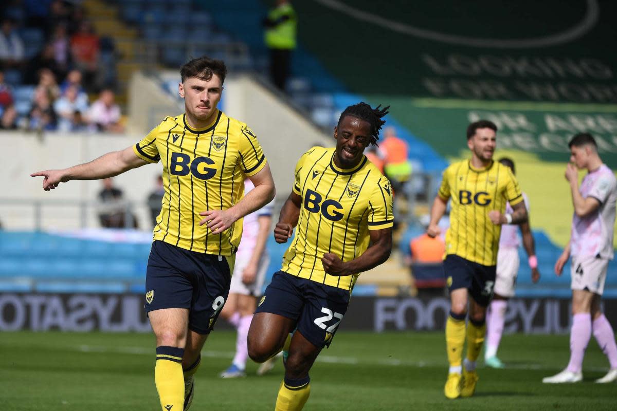 Mark Harris celebrates his penalty against Peterborough United <i>(Image: Mike Allen)</i>