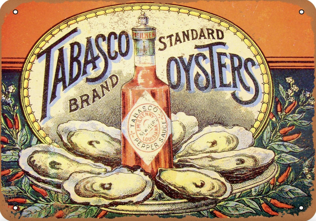 Tabasco Pepper Sauce and Oysters