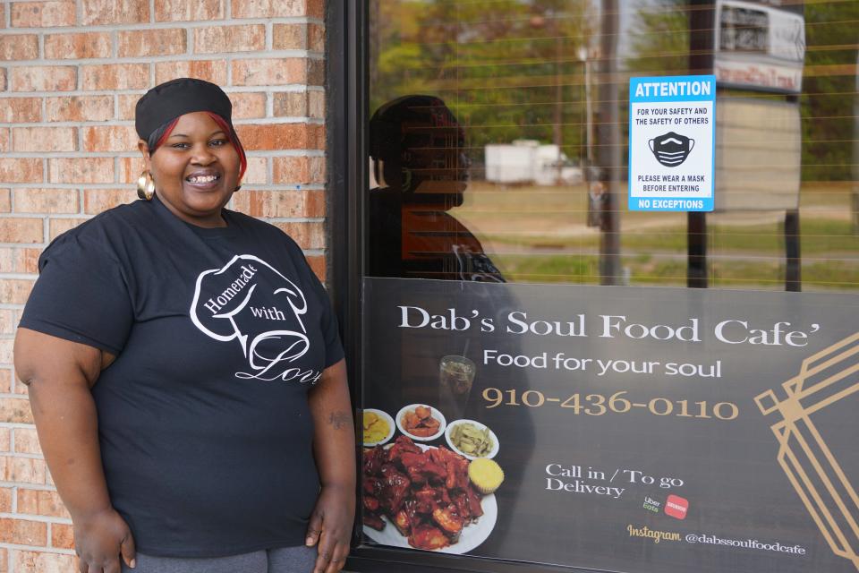 Antonia "Dab" Adams, owner of Dab's Soul Food Cafe in Spring Lake.