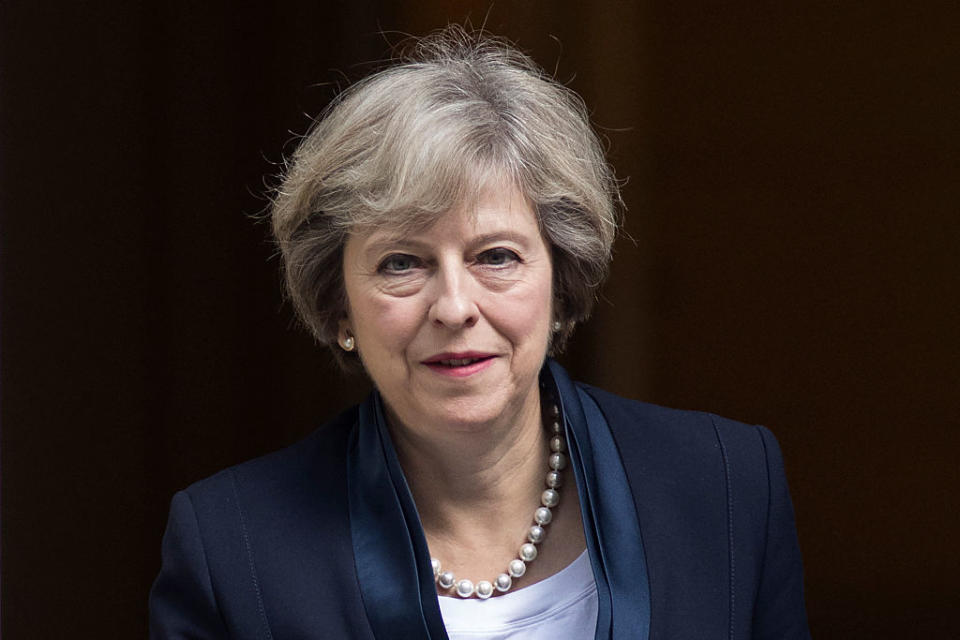 Theresa May has opened up about her smear test experience during PMQs [Photo: Getty]