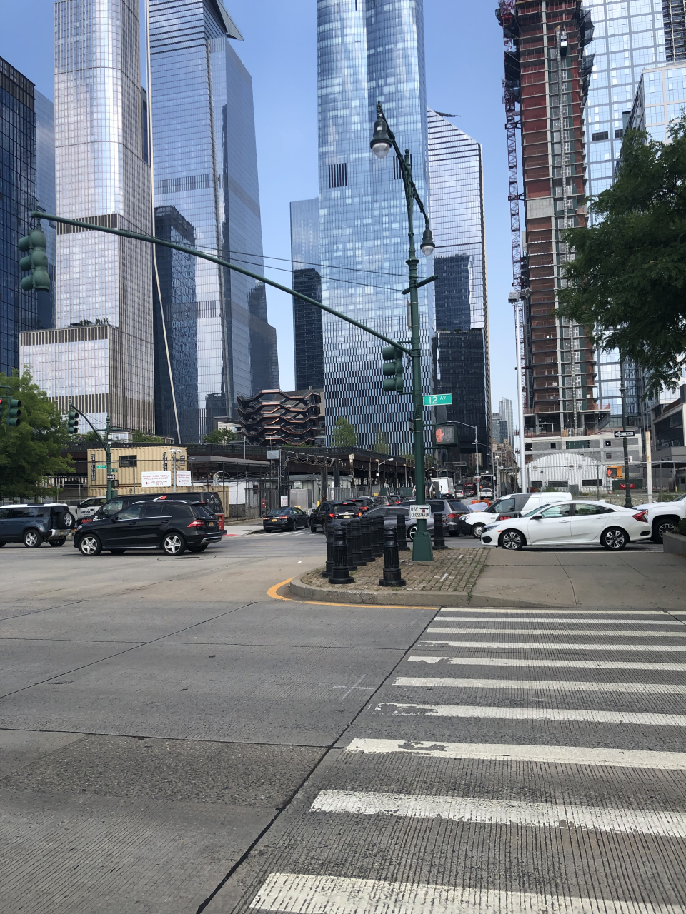 Rush hour traffic in Manhattan.