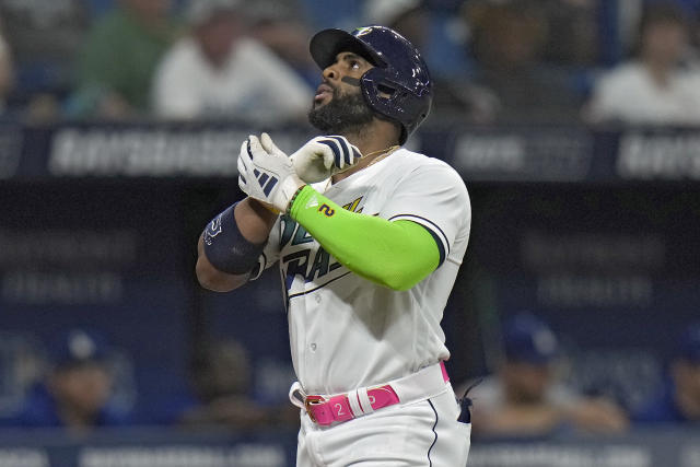 Tampa Bay Rays opening pitcher Jalen Beeks delivers to the Los Angeles  Dodgers during the first inning of a baseball game Friday, May 26, 2023, in  St. Petersburg, Fla. (AP Photo/Chris O'Meara