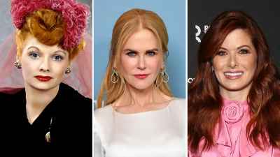 Lucille Ball Lookalikes Nicole Kidman Debra Messing and More Celebs Dressed as I Love Lucy Star