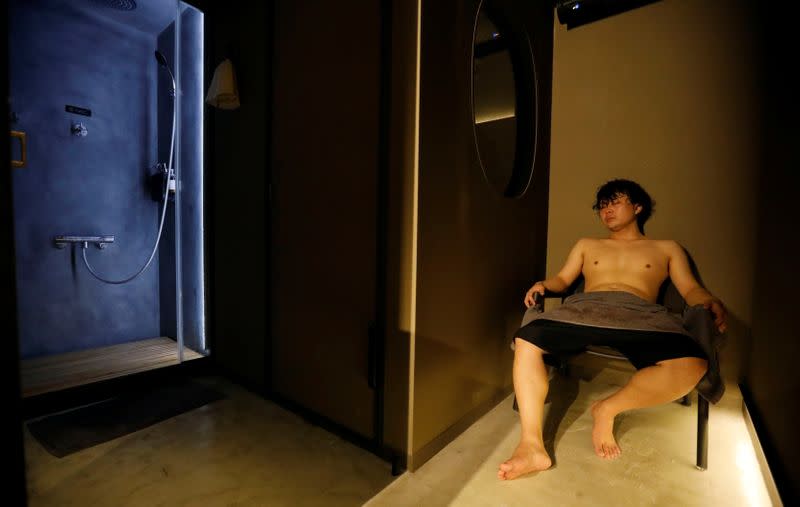 Japanese sauna offering private Finnish-style rooms gains popularity amid COVID
