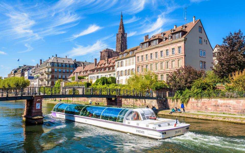 I. The river passes through both Germany and France