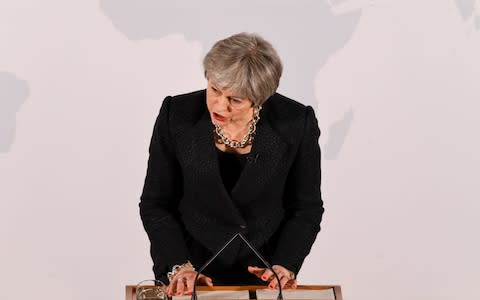 The UK prime minister Theresa May - Credit: Chris J. Ratcliffe/Bloomberg